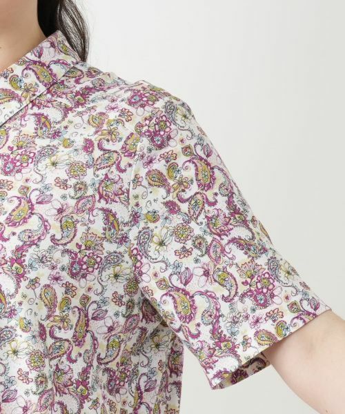 Leilian PLUS HOUSE / レリアンプラスハウス ポロシャツ | ペイズリー柄カットソー【Leilian WHITE LABEL】 | 詳細15