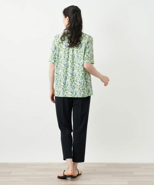 Leilian PLUS HOUSE / レリアンプラスハウス ポロシャツ | ペイズリー柄カットソー【Leilian WHITE LABEL】 | 詳細3