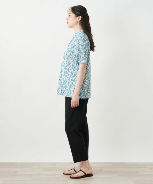 Leilian PLUS HOUSE / レリアンプラスハウス ポロシャツ | ペイズリー柄カットソー【Leilian WHITE LABEL】 | 詳細5