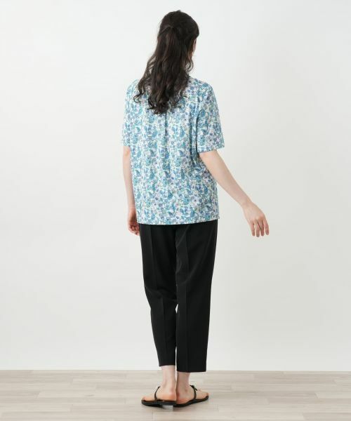 Leilian PLUS HOUSE / レリアンプラスハウス ポロシャツ | ペイズリー柄カットソー【Leilian WHITE LABEL】 | 詳細6