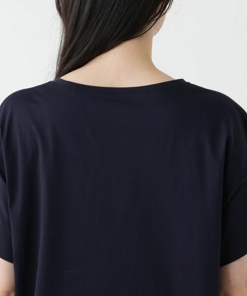 Leilian PLUS HOUSE / レリアンプラスハウス カットソー | ボーダー切替Tシャツ【Leilian WHITE LABEL】 | 詳細12