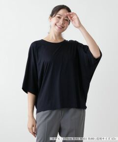 Leilian PLUS HOUSE / レリアンプラスハウス カットソー | ドルマンスリーブカットソー【Leilian WHITE LABEL】