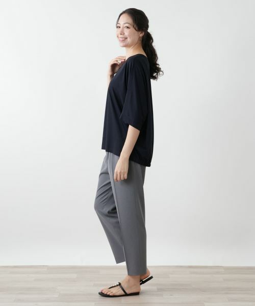 Leilian PLUS HOUSE / レリアンプラスハウス カットソー | ドルマンスリーブカットソー【Leilian WHITE LABEL】 | 詳細2