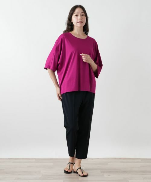 Leilian PLUS HOUSE / レリアンプラスハウス カットソー | ドルマンスリーブカットソー【Leilian WHITE LABEL】 | 詳細4