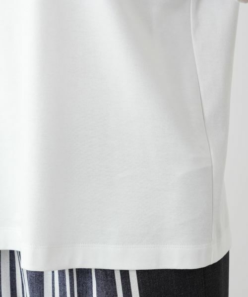 Leilian PLUS HOUSE / レリアンプラスハウス Tシャツ | 刺繍Tシャツ【Leilian WHITE LABEL】 | 詳細16