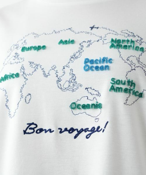 Leilian PLUS HOUSE / レリアンプラスハウス Tシャツ | 刺繍Tシャツ【Leilian WHITE LABEL】 | 詳細17