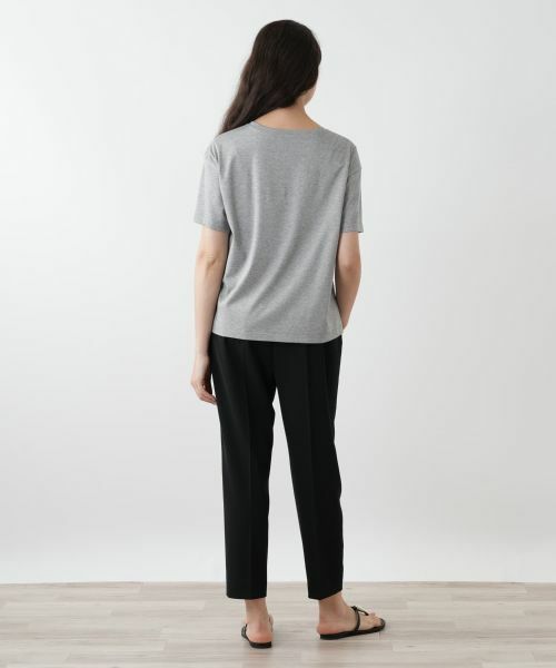 Leilian PLUS HOUSE / レリアンプラスハウス Tシャツ | 刺繍Tシャツ【Leilian WHITE LABEL】 | 詳細3