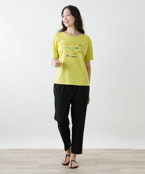 Leilian PLUS HOUSE / レリアンプラスハウス Tシャツ | 刺繍Tシャツ【Leilian WHITE LABEL】 | 詳細4