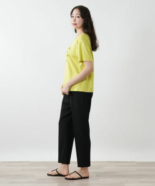 Leilian PLUS HOUSE / レリアンプラスハウス Tシャツ | 刺繍Tシャツ【Leilian WHITE LABEL】 | 詳細5