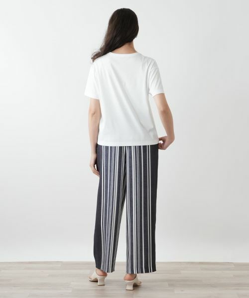 Leilian PLUS HOUSE / レリアンプラスハウス Tシャツ | 刺繍Tシャツ【Leilian WHITE LABEL】 | 詳細9