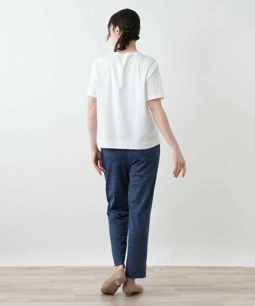 Leilian PLUS HOUSE / レリアンプラスハウス Tシャツ | ビジューTシャツ【Leilian WHITE LABEL】 | 詳細10