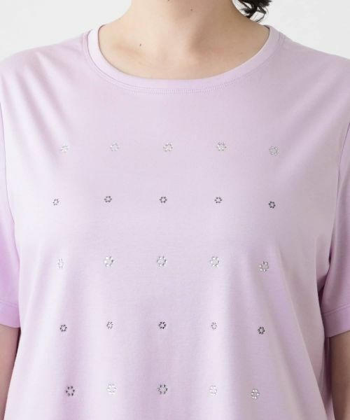 Leilian PLUS HOUSE / レリアンプラスハウス Tシャツ | ビジューTシャツ【Leilian WHITE LABEL】 | 詳細17