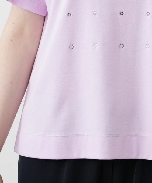 Leilian PLUS HOUSE / レリアンプラスハウス Tシャツ | ビジューTシャツ【Leilian WHITE LABEL】 | 詳細20