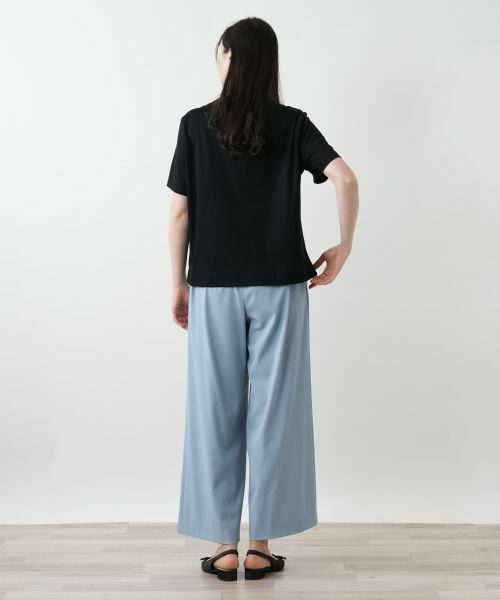 Leilian PLUS HOUSE / レリアンプラスハウス Tシャツ | ビジューTシャツ【Leilian WHITE LABEL】 | 詳細4