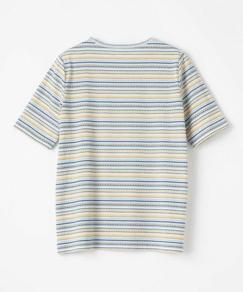 Leilian PLUS HOUSE / レリアンプラスハウス Tシャツ | 幾何学ボーダーカットソー【Leilian WHITE LABEL】 | 詳細18