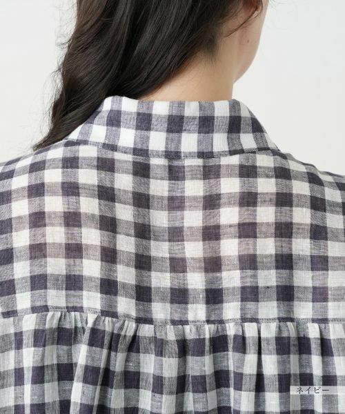 Leilian PLUS HOUSE / レリアンプラスハウス シャツ・ブラウス | ギンガムチェックブラウス【Leilian WHITE LABEL】 | 詳細11