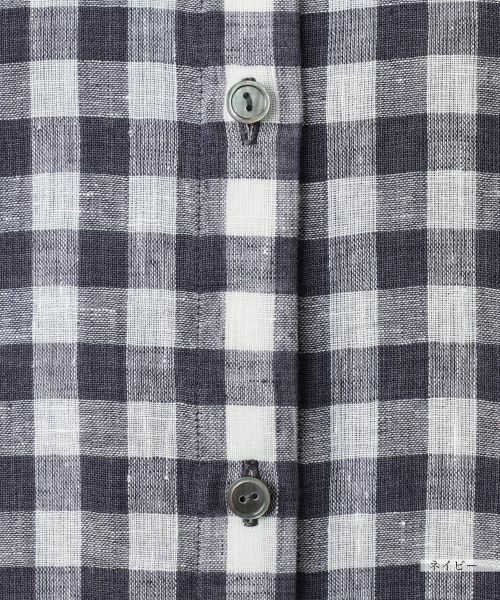 Leilian PLUS HOUSE / レリアンプラスハウス シャツ・ブラウス | ギンガムチェックブラウス【Leilian WHITE LABEL】 | 詳細16