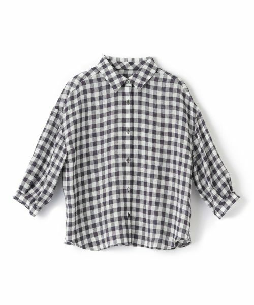 Leilian PLUS HOUSE / レリアンプラスハウス シャツ・ブラウス | ギンガムチェックブラウス【Leilian WHITE LABEL】 | 詳細19