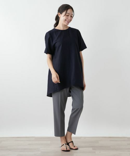 Leilian PLUS HOUSE / レリアンプラスハウス シャツ・ブラウス | 【店舗人気】チュニックブラウス【Leilian WHITE LABEL】 | 詳細1