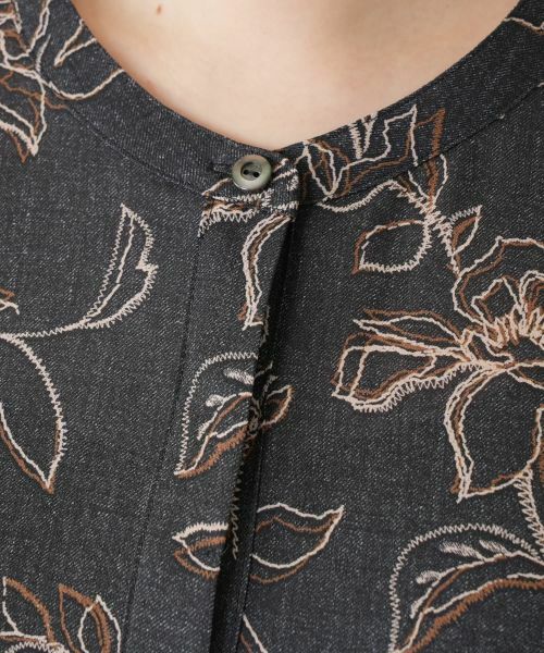 Leilian PLUS HOUSE / レリアンプラスハウス シャツ・ブラウス | ボタニカル柄ブラウス【Leilian WHITE LABEL】 | 詳細14