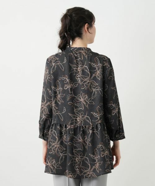 Leilian PLUS HOUSE / レリアンプラスハウス シャツ・ブラウス | ボタニカル柄ブラウス【Leilian WHITE LABEL】 | 詳細9