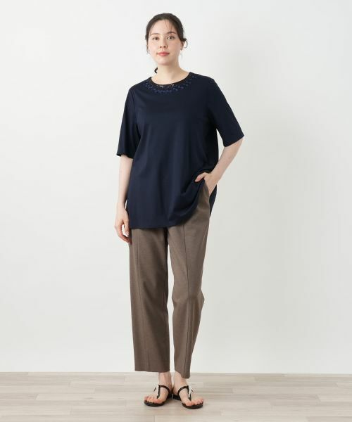 Leilian PLUS HOUSE / レリアンプラスハウス その他パンツ | クロップドパンツ【Leilian WHITE LABEL】 | 詳細4