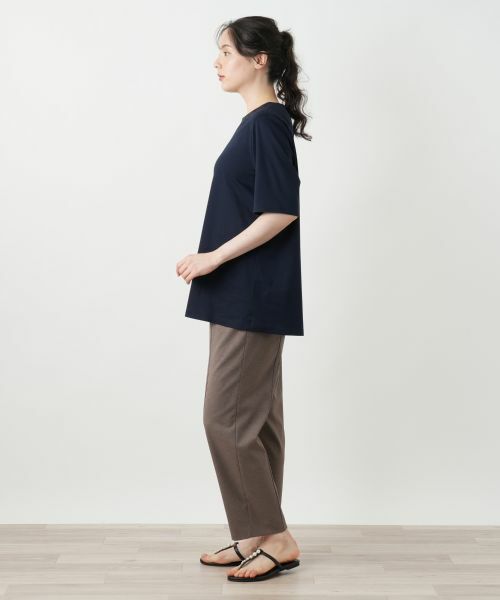 Leilian PLUS HOUSE / レリアンプラスハウス カットソー | 刺繍クルーネックカットソー【Leilian WHITE LABEL】 | 詳細10