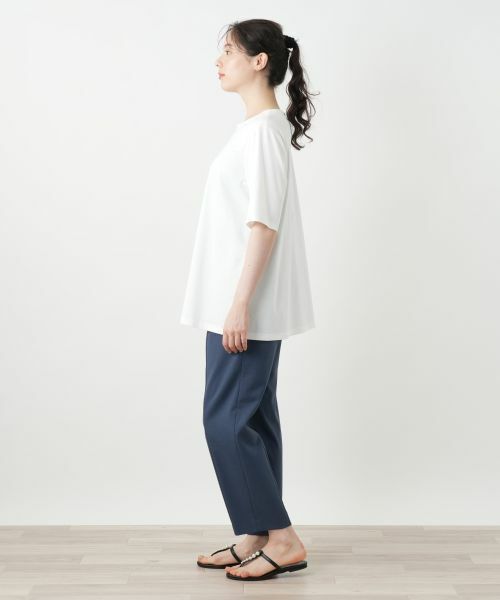 Leilian PLUS HOUSE / レリアンプラスハウス カットソー | 刺繍クルーネックカットソー【Leilian WHITE LABEL】 | 詳細13