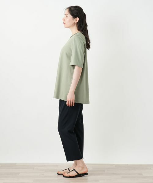 Leilian PLUS HOUSE / レリアンプラスハウス カットソー | 刺繍クルーネックカットソー【Leilian WHITE LABEL】 | 詳細2