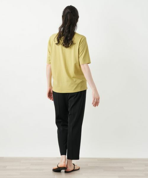 Leilian PLUS HOUSE / レリアンプラスハウス カットソー | 刺繍クルーネックカットソー【Leilian WHITE LABEL】 | 詳細3