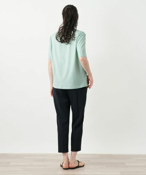 Leilian PLUS HOUSE / レリアンプラスハウス カットソー | 刺繍クルーネックカットソー【Leilian WHITE LABEL】 | 詳細6