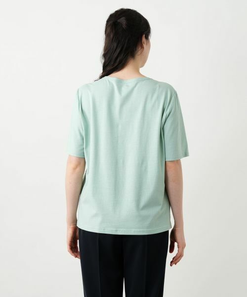 Leilian PLUS HOUSE / レリアンプラスハウス カットソー | 刺繍クルーネックカットソー【Leilian WHITE LABEL】 | 詳細9