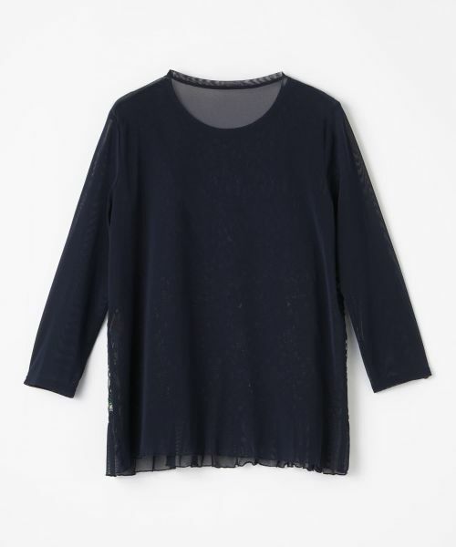 Leilian PLUS HOUSE / レリアンプラスハウス カットソー | 刺繍シアーカットソー【Leilian WHITE LABEL】 | 詳細13