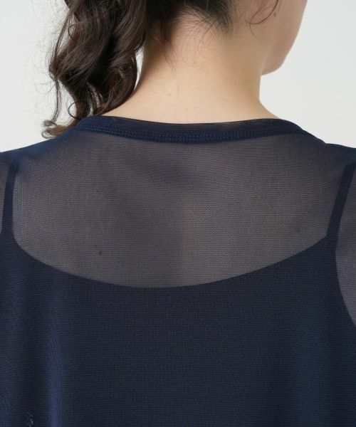 Leilian PLUS HOUSE / レリアンプラスハウス カットソー | 刺繍シアーカットソー【Leilian WHITE LABEL】 | 詳細8