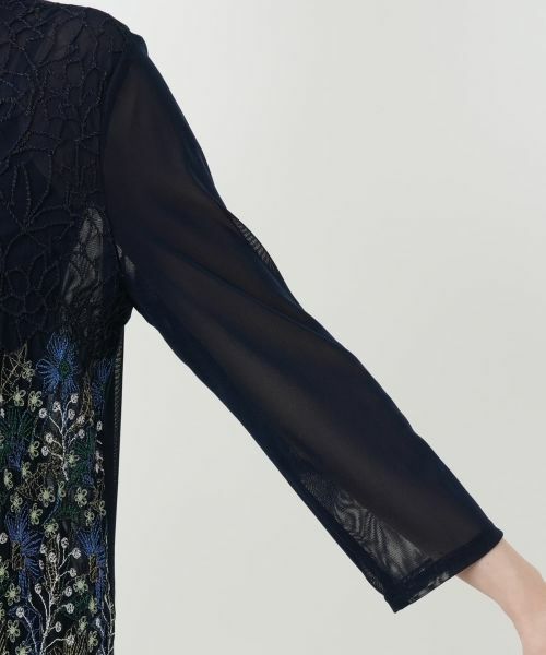 Leilian PLUS HOUSE / レリアンプラスハウス カットソー | 刺繍シアーカットソー【Leilian WHITE LABEL】 | 詳細9