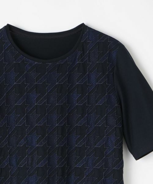 Leilian PLUS HOUSE / レリアンプラスハウス カットソー | 千鳥格子柄カットソー【Leilian WHITE LABEL】 | 詳細19