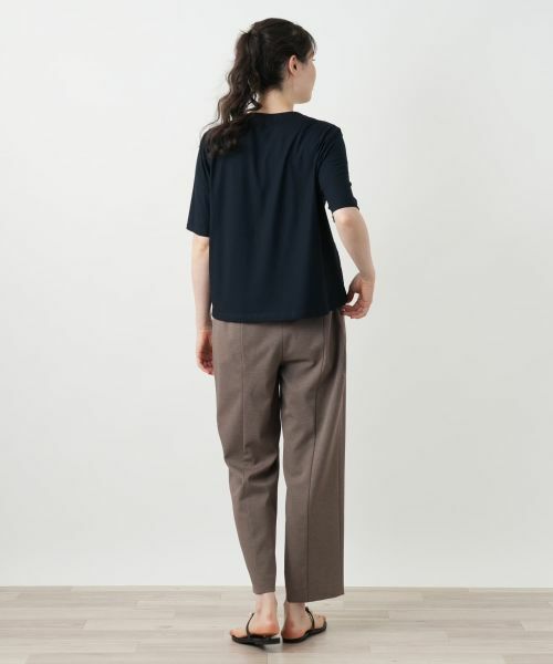 Leilian PLUS HOUSE / レリアンプラスハウス カットソー | 千鳥格子柄カットソー【Leilian WHITE LABEL】 | 詳細3