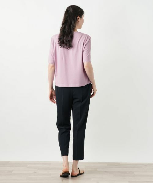 Leilian PLUS HOUSE / レリアンプラスハウス カットソー | 千鳥格子柄カットソー【Leilian WHITE LABEL】 | 詳細6