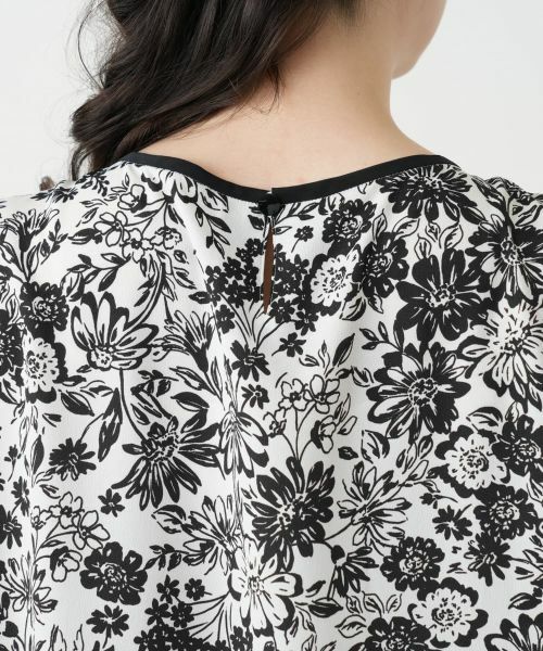 Leilian PLUS HOUSE / レリアンプラスハウス シャツ・ブラウス | フラワープリントブラウス【Leilian WHITE LABEL】 | 詳細11