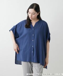 Leilian PLUS HOUSE / レリアンプラスハウス シャツ・ブラウス | ボリュームブラウス【Leilian WHITE LABEL】