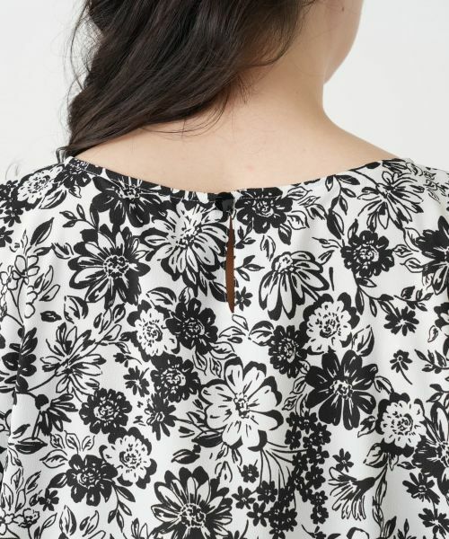 Leilian PLUS HOUSE / レリアンプラスハウス シャツ・ブラウス | 【店舗人気】フラワープリントブラウス【Leilian WHITE LABEL】 | 詳細11