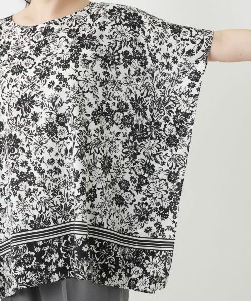Leilian PLUS HOUSE / レリアンプラスハウス シャツ・ブラウス | 【店舗人気】フラワープリントブラウス【Leilian WHITE LABEL】 | 詳細12