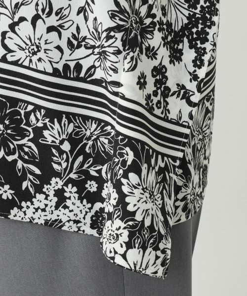 Leilian PLUS HOUSE / レリアンプラスハウス シャツ・ブラウス | 【店舗人気】フラワープリントブラウス【Leilian WHITE LABEL】 | 詳細13