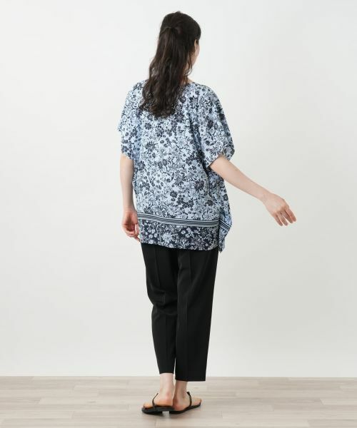 Leilian PLUS HOUSE / レリアンプラスハウス シャツ・ブラウス | 【店舗人気】フラワープリントブラウス【Leilian WHITE LABEL】 | 詳細3
