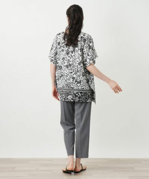 Leilian PLUS HOUSE / レリアンプラスハウス シャツ・ブラウス | 【店舗人気】フラワープリントブラウス【Leilian WHITE LABEL】 | 詳細6