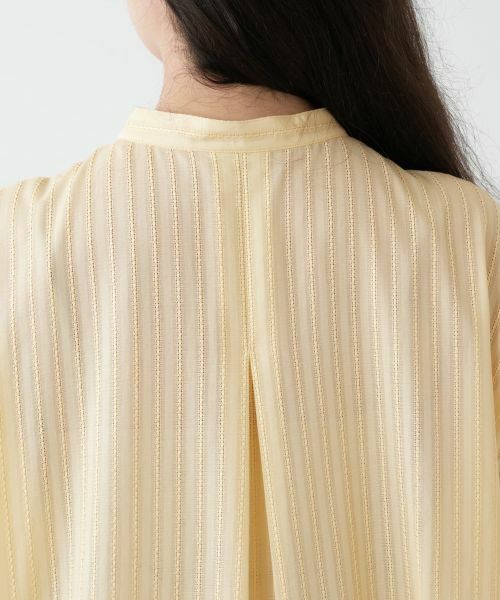 Leilian PLUS HOUSE / レリアンプラスハウス シャツ・ブラウス | バンドカラーブラウス【Leilian WHITE LABEL】 | 詳細11