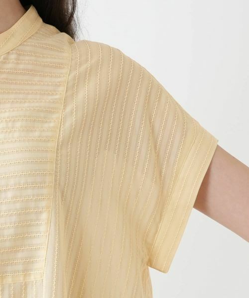 Leilian PLUS HOUSE / レリアンプラスハウス シャツ・ブラウス | バンドカラーブラウス【Leilian WHITE LABEL】 | 詳細12