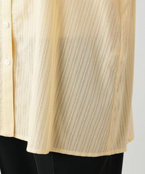 Leilian PLUS HOUSE / レリアンプラスハウス シャツ・ブラウス | バンドカラーブラウス【Leilian WHITE LABEL】 | 詳細13