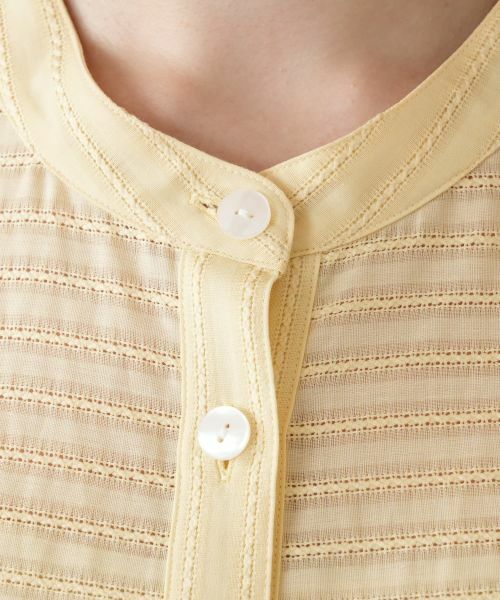 Leilian PLUS HOUSE / レリアンプラスハウス シャツ・ブラウス | バンドカラーブラウス【Leilian WHITE LABEL】 | 詳細14