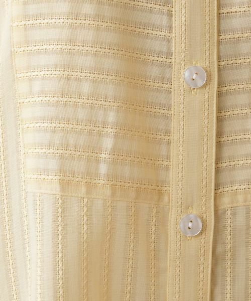 Leilian PLUS HOUSE / レリアンプラスハウス シャツ・ブラウス | バンドカラーブラウス【Leilian WHITE LABEL】 | 詳細15